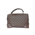 Mini Doctor Bag In Pelle Microfibra Con Monogramma, Borsa Dalla Silhouette Classica E Pratica