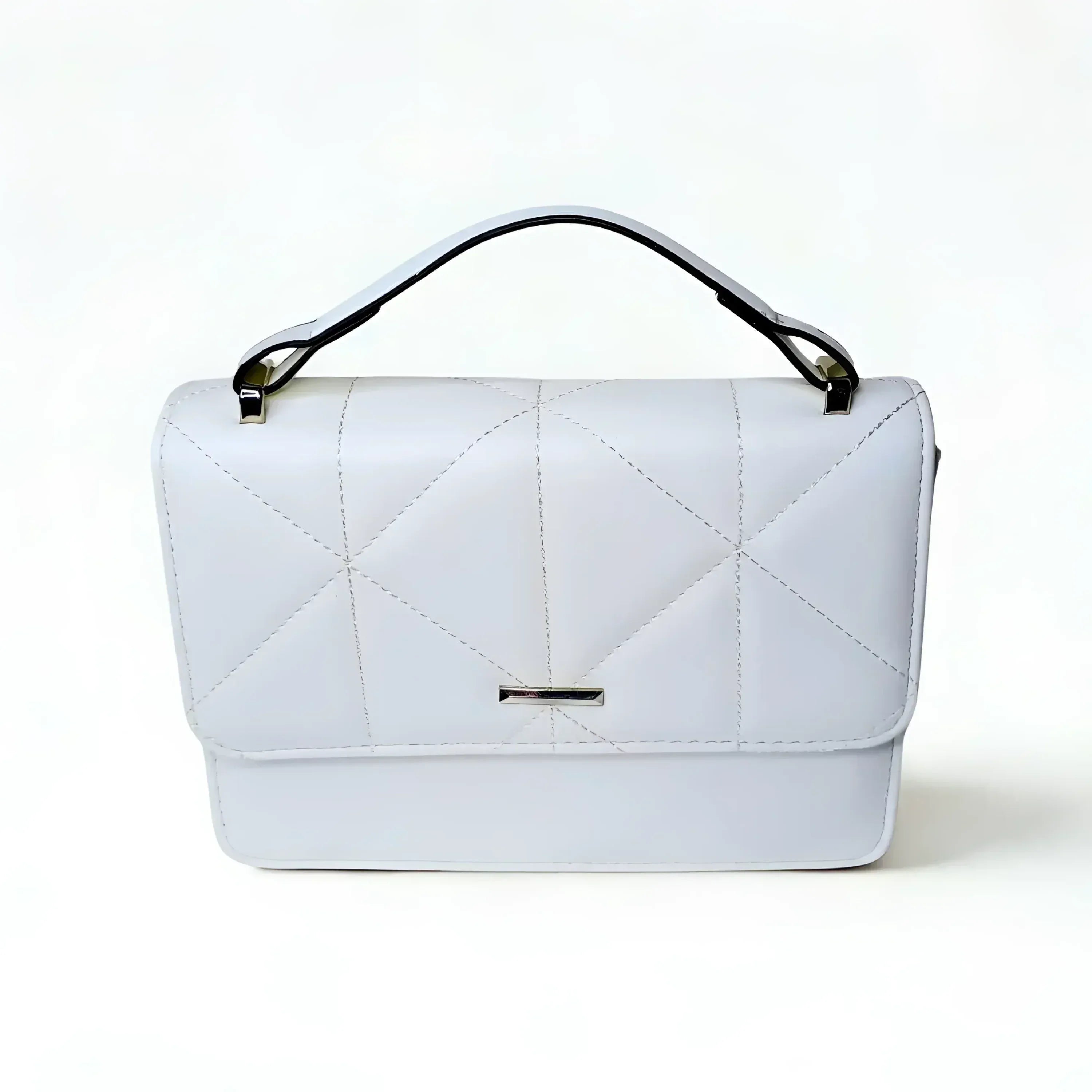 Borsa Portatile Da Donna In Pelle Bianca Elegante E Pratica Per Stile Casual E Formale