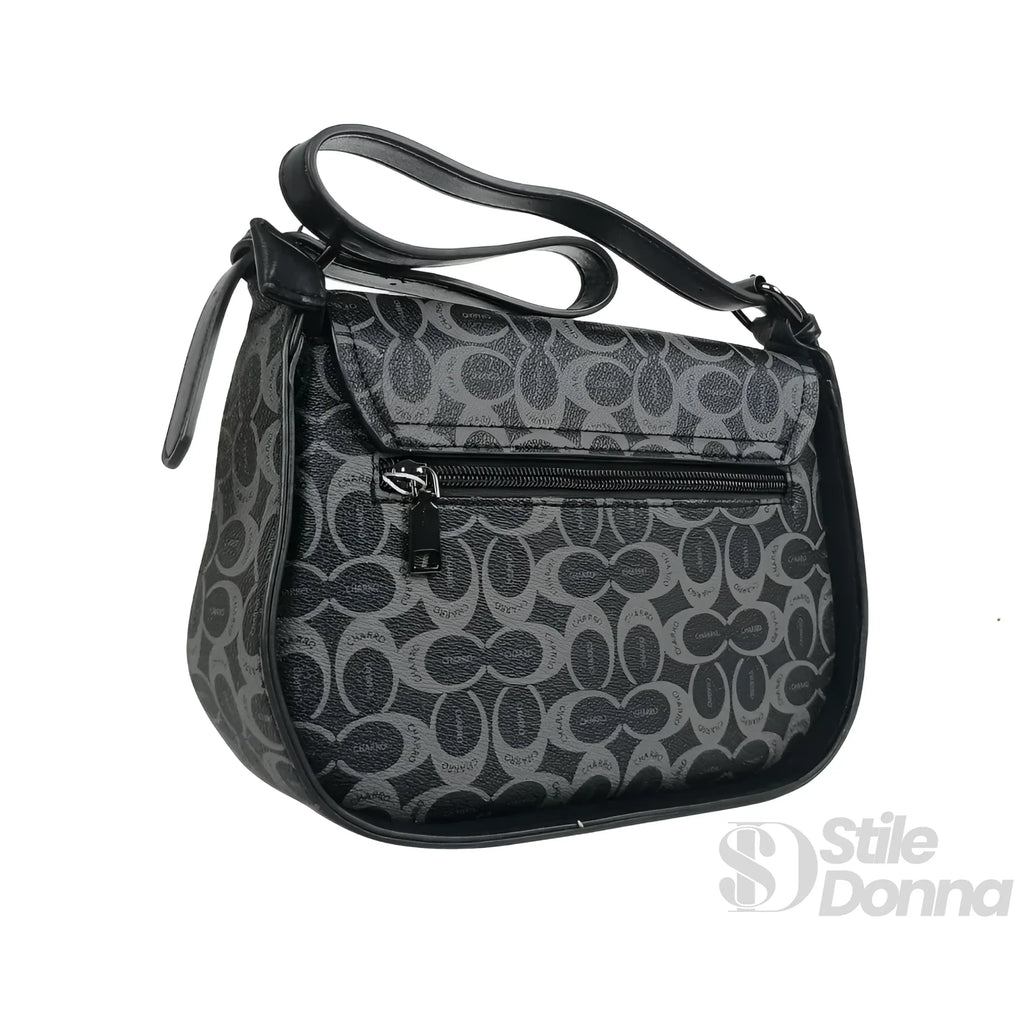 MS3594 Borsa Saddle Charro Ecopelle Con Tracolla