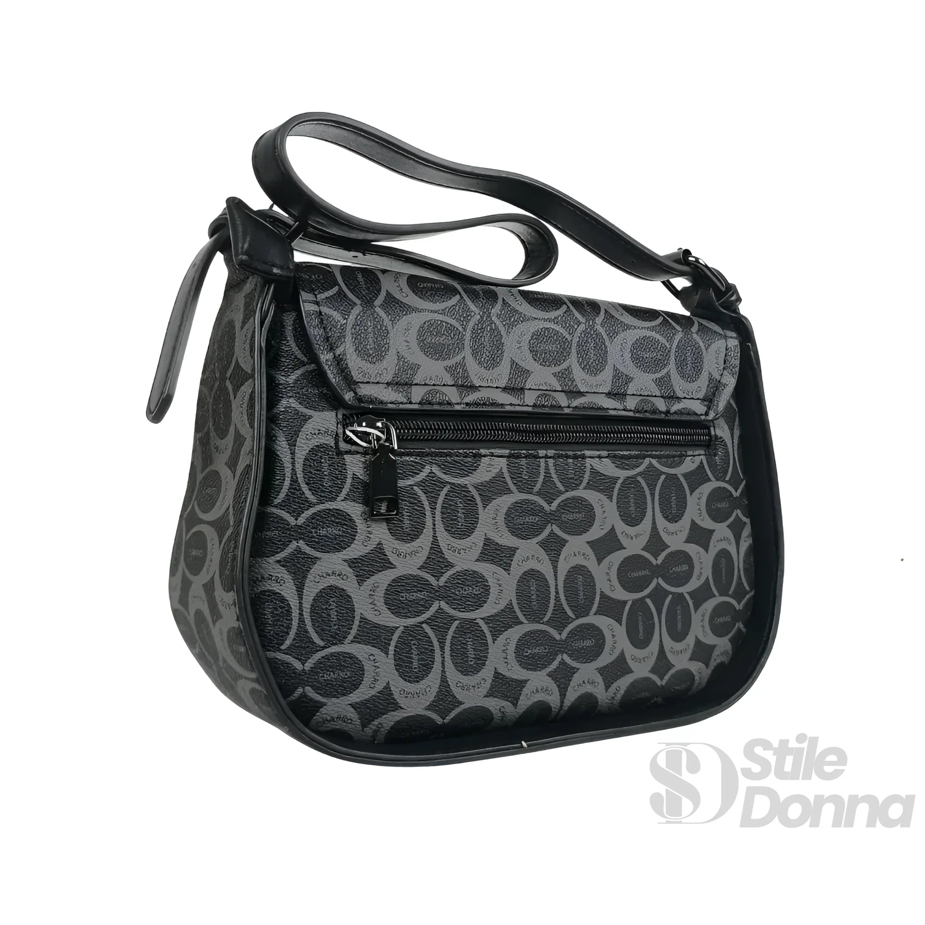 MS3594 Borsa Saddle Charro Ecopelle Con Tracolla