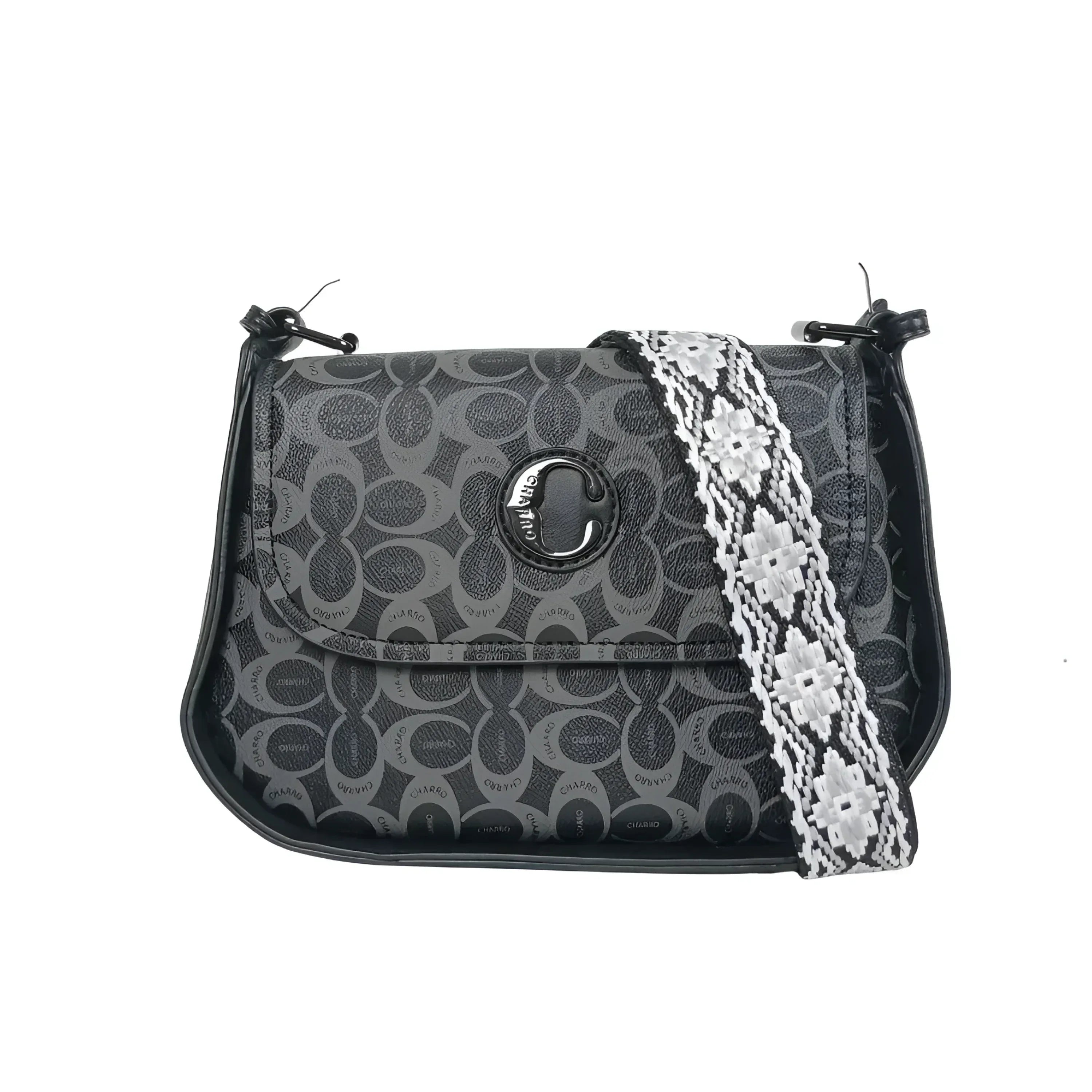 MS3594 Borsa Saddle Charro Ecopelle Con Tracolla