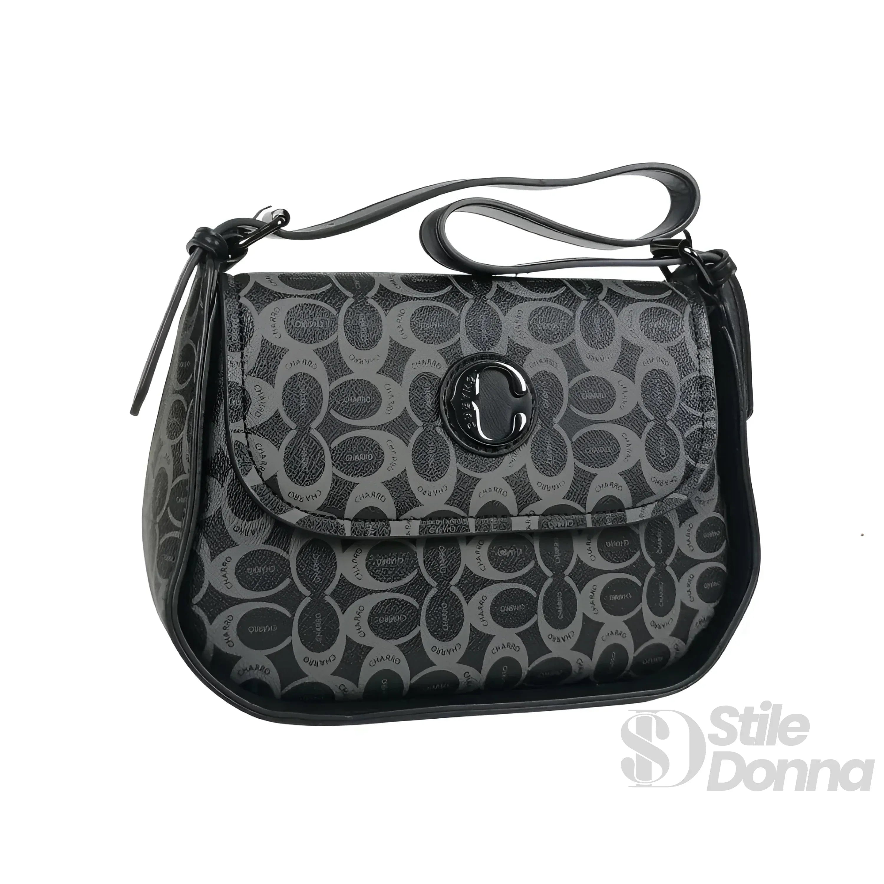 MS3594 Borsa Saddle Charro Ecopelle Con Tracolla