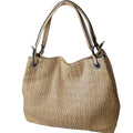 MS Shopper Borsa da Donna in Ecopelle MS-0087 Ampia Con Fodera in Tessuto Per Documenti e Laptop
