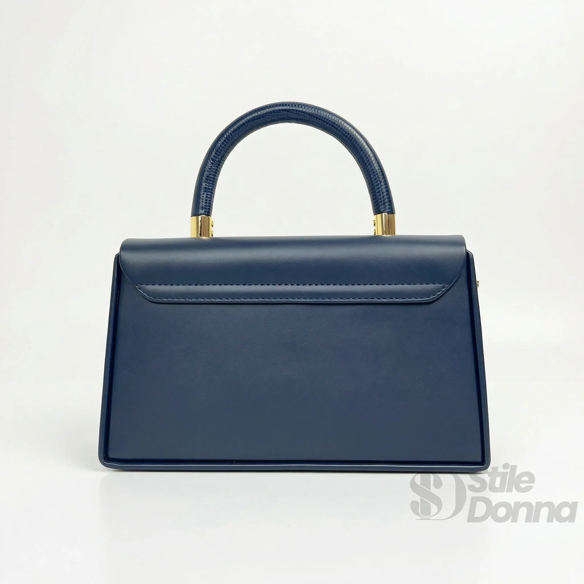 Borsa Strutturata Classica Con Hardware Oro In Ecopelle Di Qualità Con Chiusura Magnetica