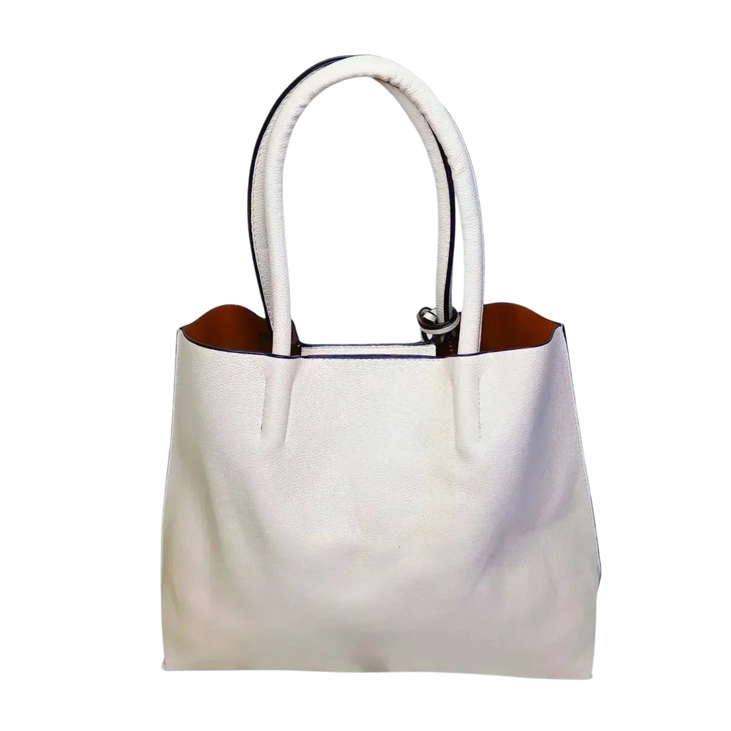 Borsa Tote In Ecopelle Sintetica Con Tracolla Inclusa Chiusura Magnetica Per Il Giorno Pratico Quotidiano
