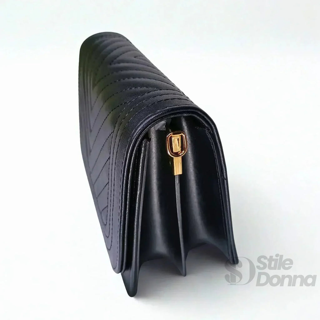 Borsa Trapuntata Rosa Da Donna Con Design A Triangoli E Tracolla Staccabile In Pelle PU Di Alta Qualità