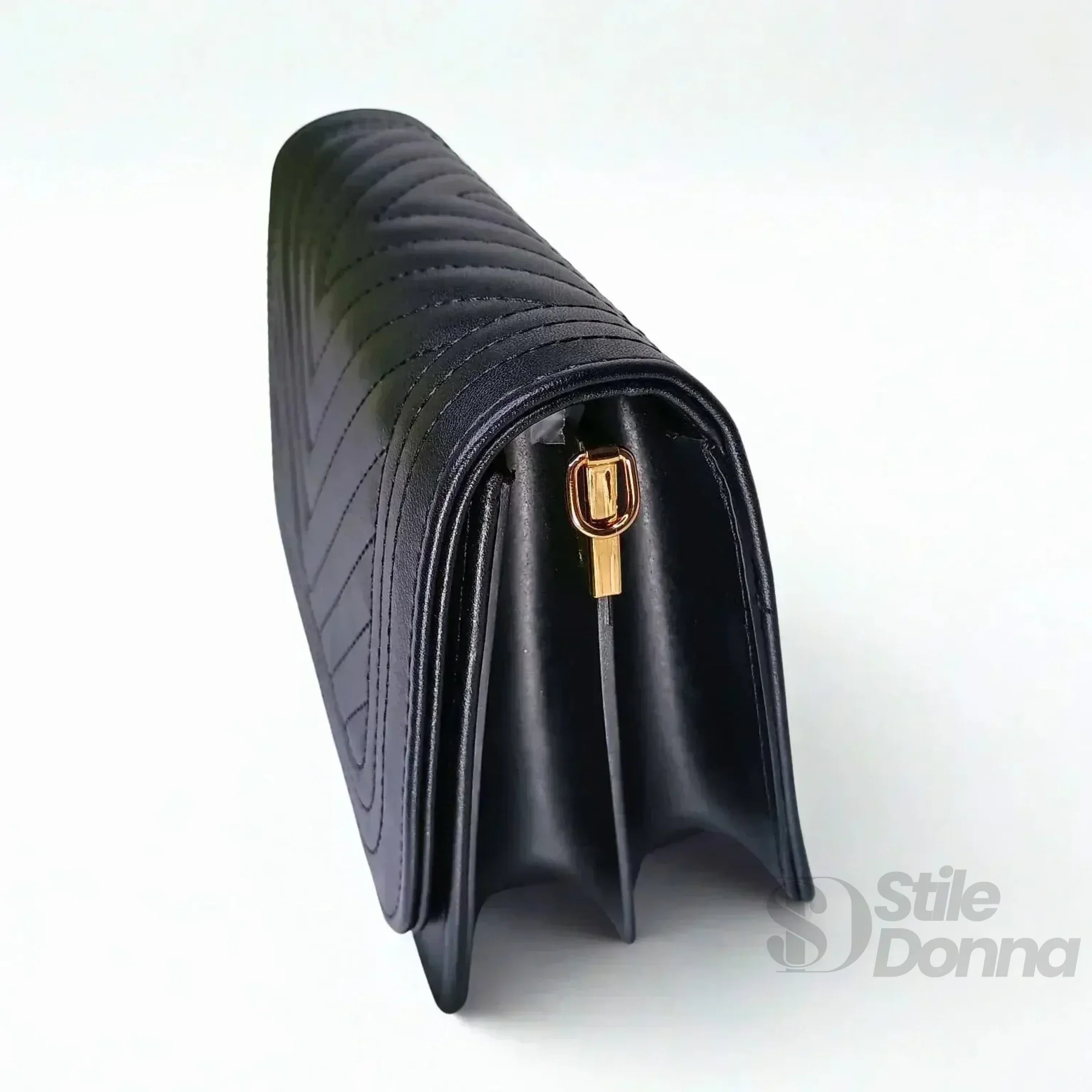 Borsa Trapuntata Rosa Da Donna Con Design A Triangoli E Tracolla Staccabile In Pelle PU Di Alta Qualità