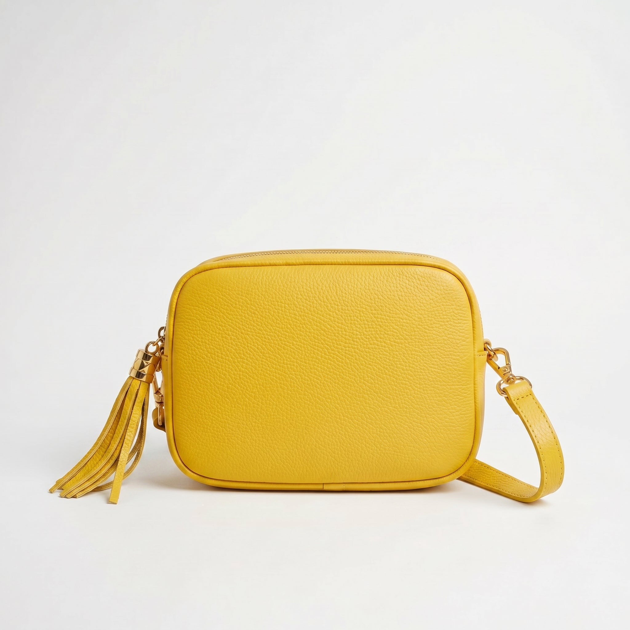 Borsa Crossbody in Vera Pelle con Tracolla Regolabile