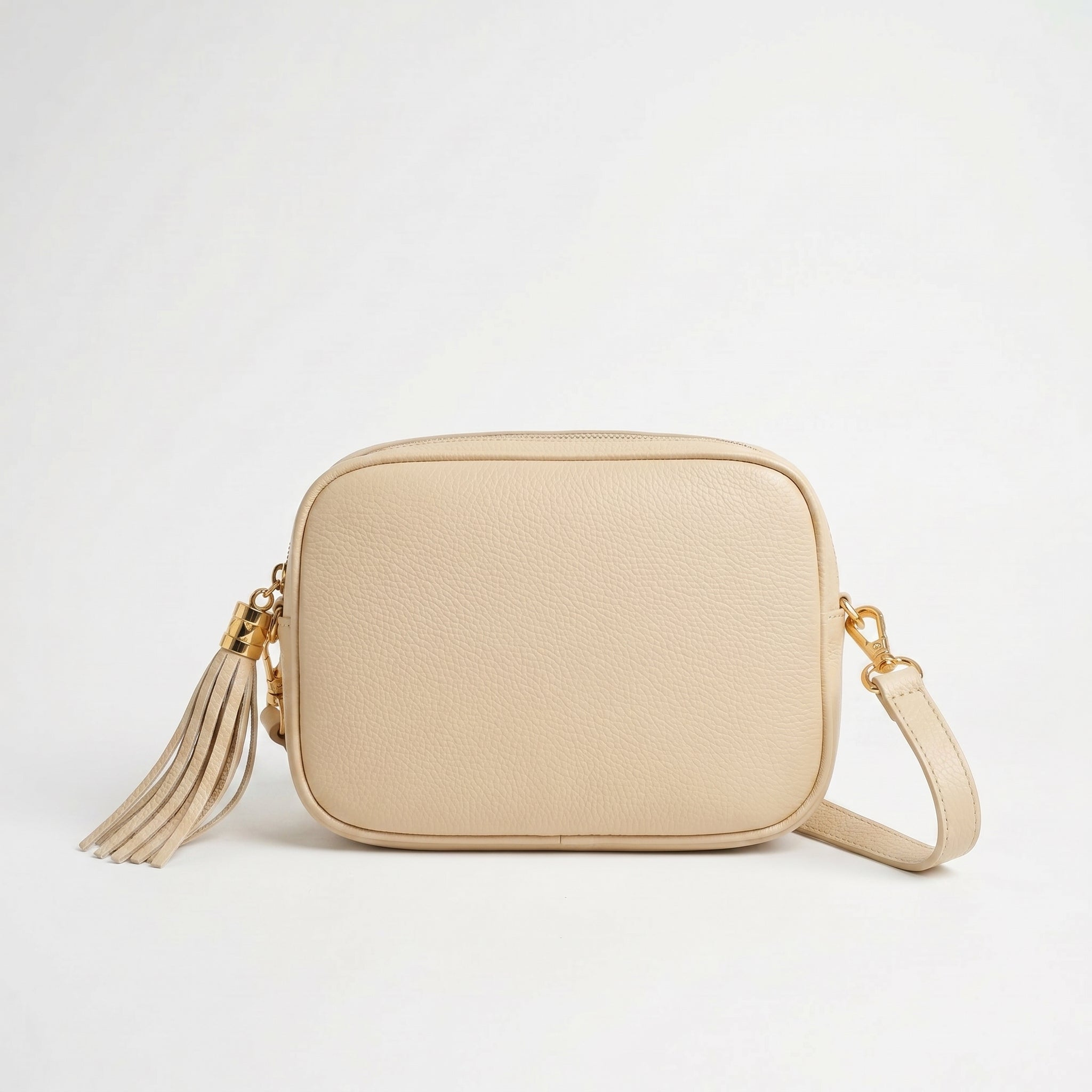Borsa Crossbody in Vera Pelle con Tracolla Regolabile