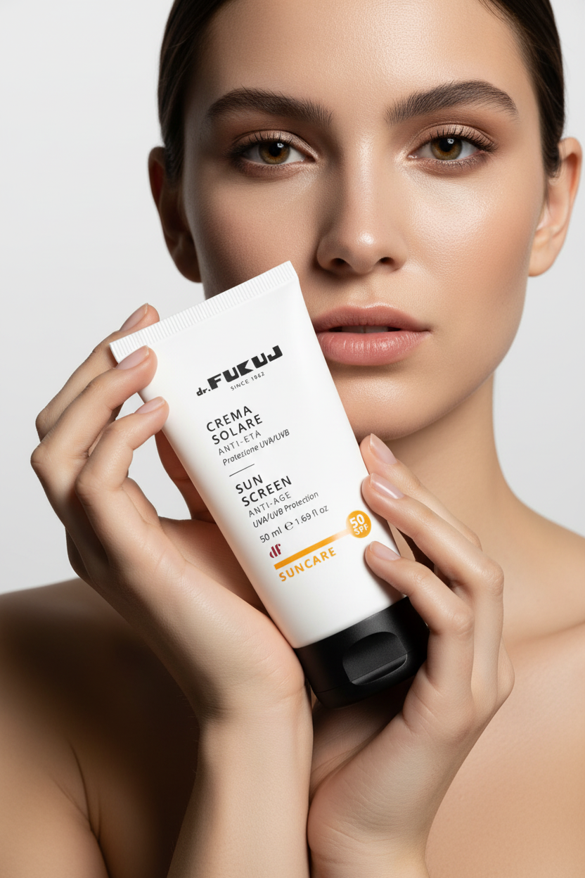 Crema SPF 50+ più in primo piano