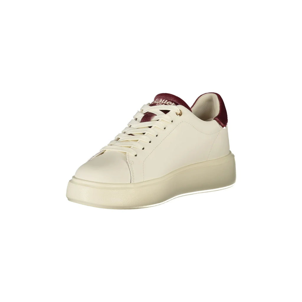 BLAUER Sneakers Donna Bianche con Lacci e Dettagli in Rosa Antico