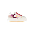 BLAUER Sneakers Donna Bianche con Lacci e Dettagli Fuxia/Rosa