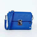 Pochette a Tracolla in Ecopelle Argento con Finiture