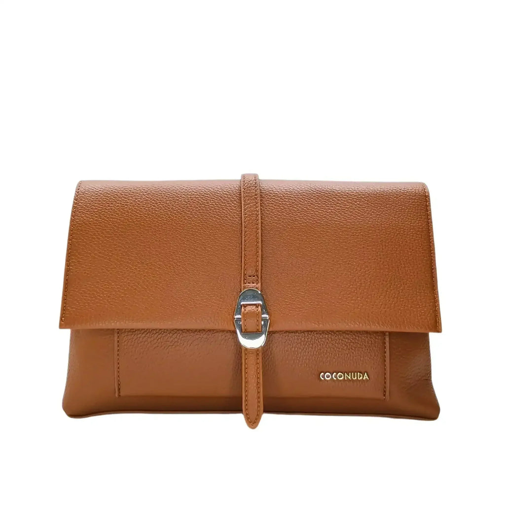 MS Pochette Marrone In Pelle Finta MS-9730
