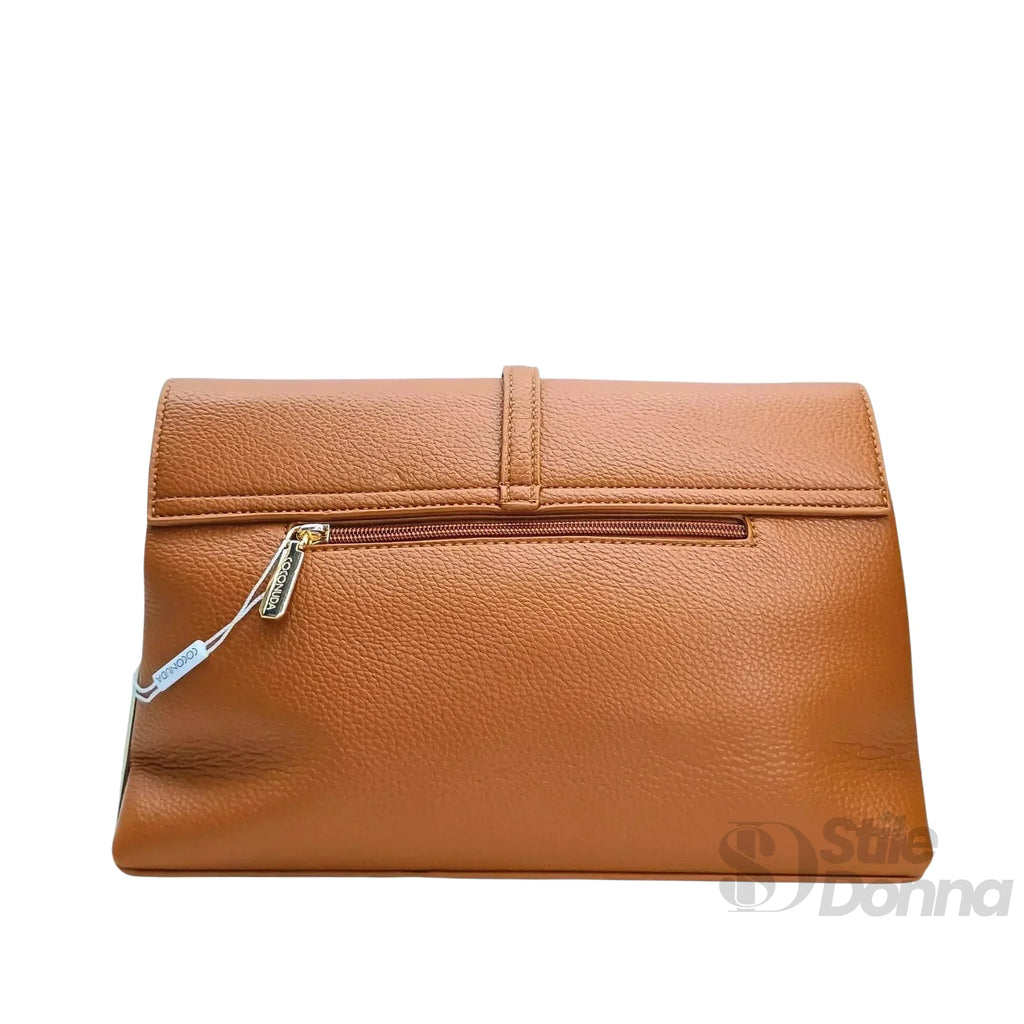MS Pochette Marrone In Pelle Finta MS-9730