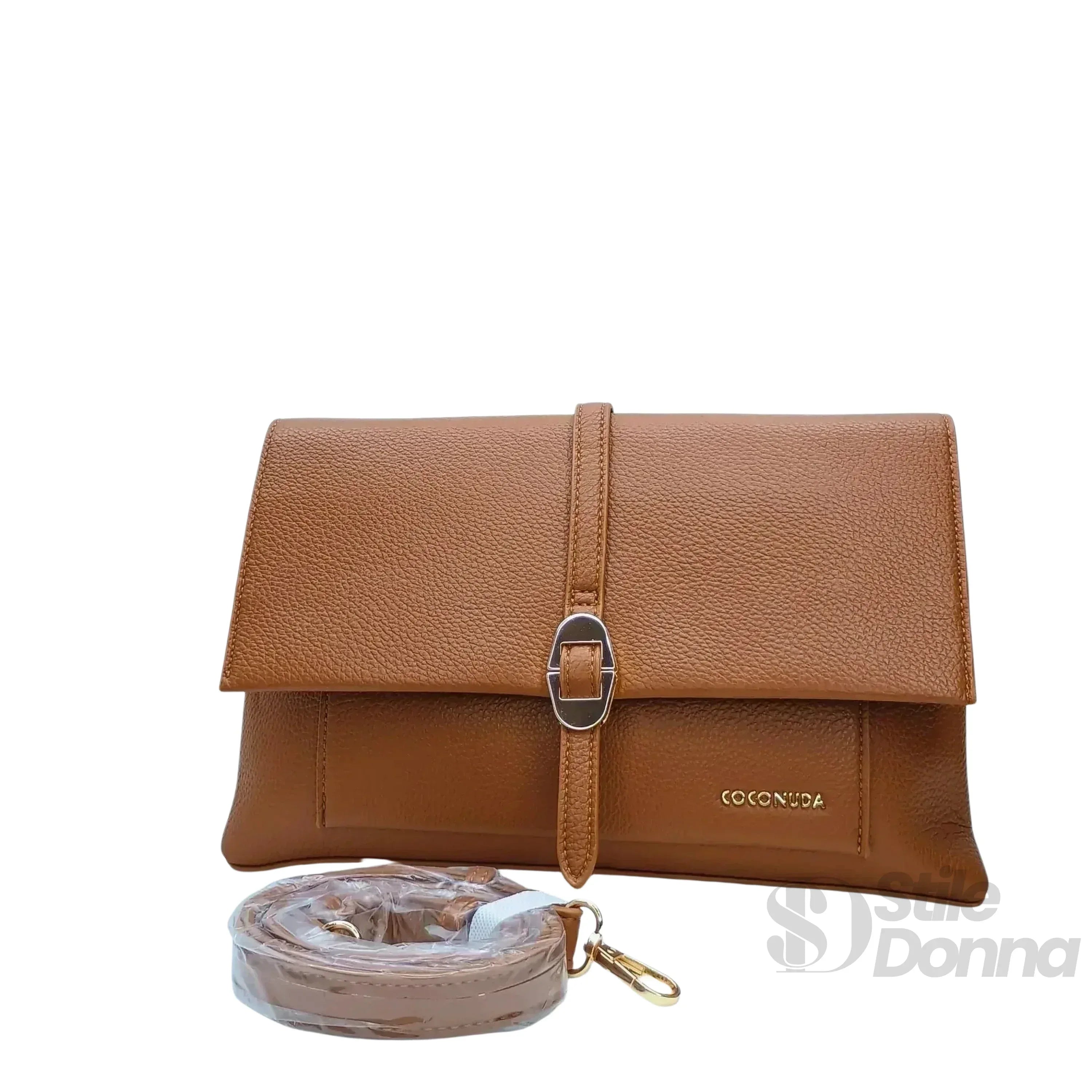 MS Pochette Marrone In Pelle Finta MS-9730